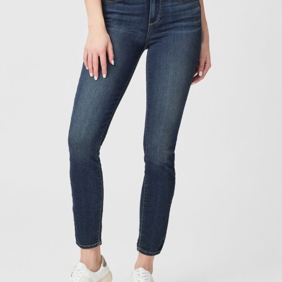 PAIGE Denim - PAIGE Verdugo Ankle- Nottingham Dark Wash Cropped Ankle Skinny Jeans Size 28